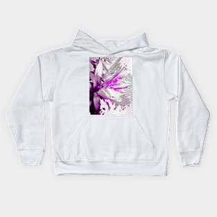 Purple Wired Lily Kids Hoodie